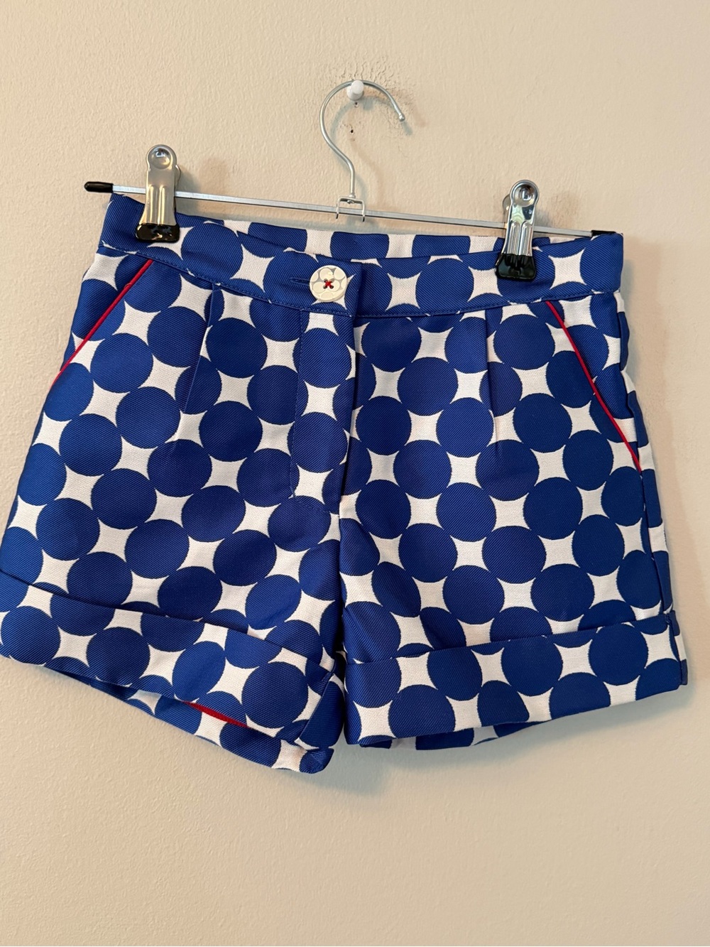 Finding Foxtale Blue Polka Dot Shorts